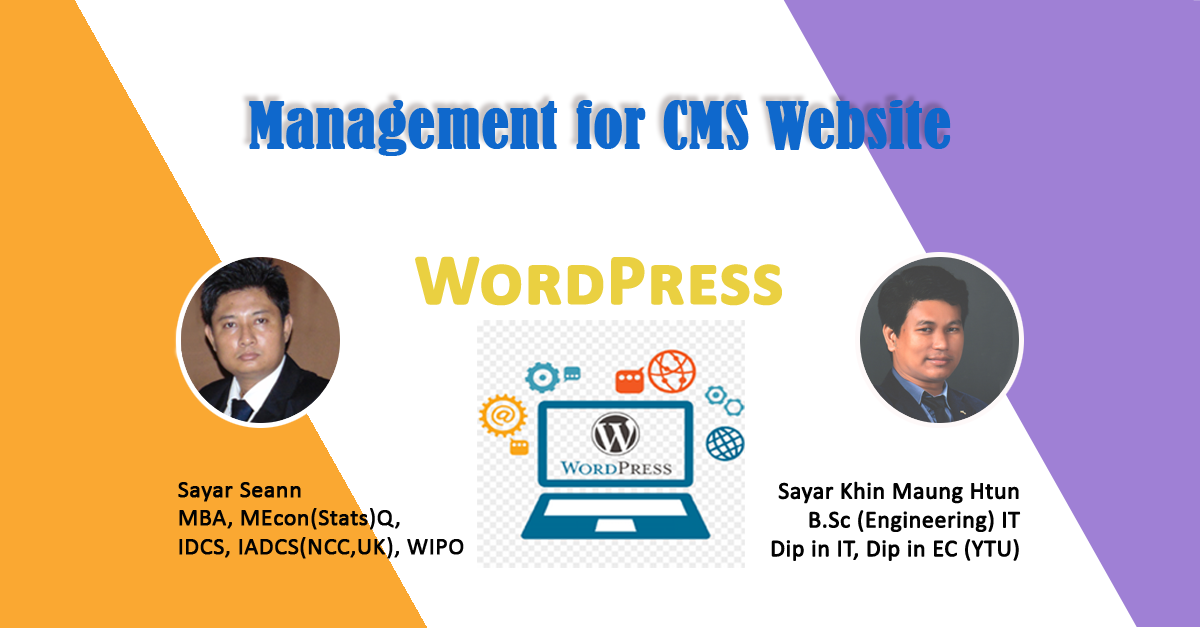 Management for CMS Website (WordPress)သင်တန်း